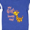 thumbnail image 4 of Inktastic My Gigi Loves Me- Cute Giraffe Boys or Girls Baby Bodysuit, 4 of 5