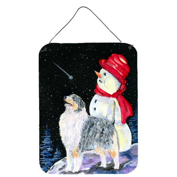 Australian Shepherd Aluminium Metal Wall or Door Hanging Prints