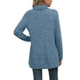 thumbnail image 6 of Fewfanhot Fall Sweaters for Women Tunic Tops Turtleneck Long Sleeve Shirts Oversized Fall Sweaters Side Split Sweater Blouse, 6 of 6