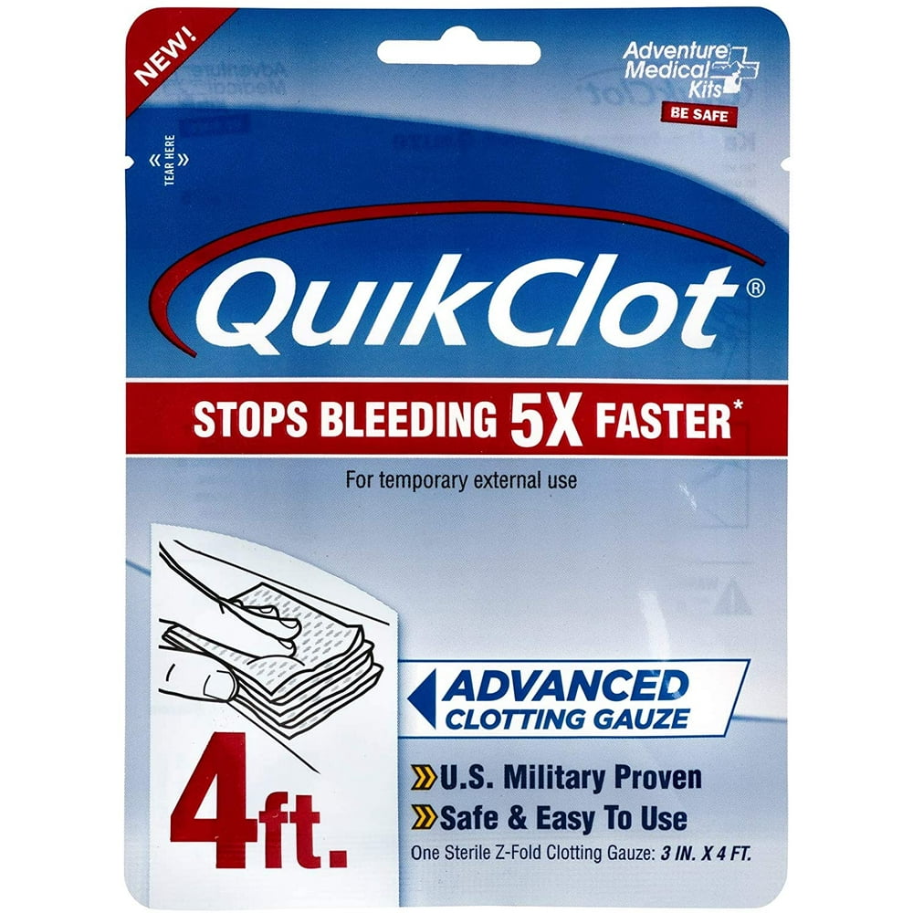 QuikClot Advanced Clotting Gauze 3 x 48 in