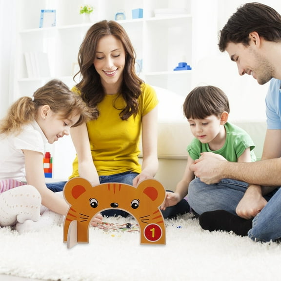 WASHWEPE Family Croquet Set 1 Set Outdoor Activities Assorted Color Wood