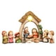 thumbnail image 1 of Inteprter Pesebre De Resina Y 11 Figuras De Natividad Luz LED Excepcional Para Regalo Resina Premium Decoración del hogar Multicolor, 1 of 6