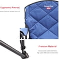 thumbnail image 7 of Sunnyfeel XXL Oversized Camping Chair 800 LBS Heavy Duty Padded Folding Lawn Chair with Cup Holder, Blue, 7 of 7