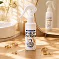 thumbnail image 6 of Jewelry Cleaner Spray 120Ml Professional Gold Diamond Tarnish Remover Gentle Polishing Solution Safe All Metals Gemstones Father's Day Gift Home Care, 6 of 9