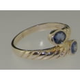thumbnail image 5 of LBG British Made 9k White Gold Natural Sapphire Womens Band Ring - 33 size options - 5 - 33 size options - Sizes 4 to 12 Available, 5 of 6
