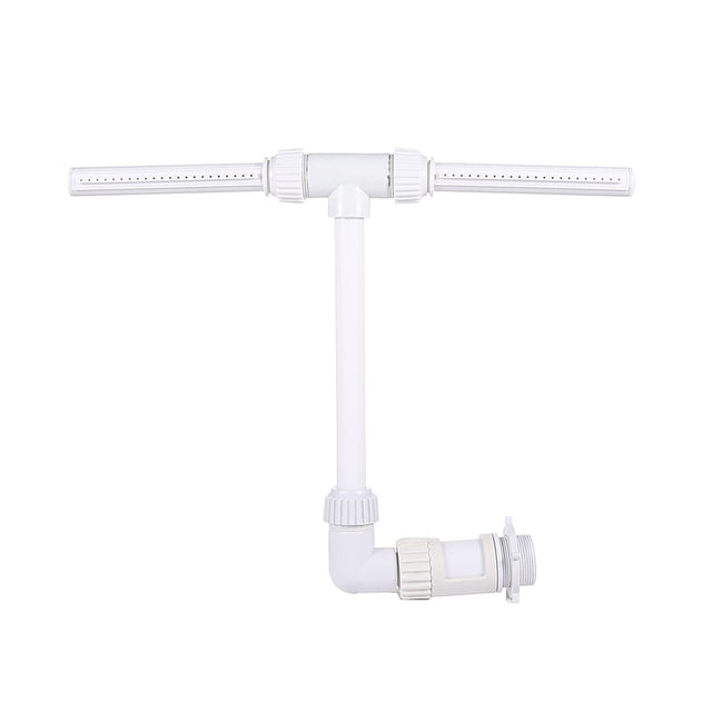 Trendy Tool Kit for Home, Adjustable White PVC Pool Shower Sprinkler Head Wide Spread Nozzles Shower System for Swimming Pools Spas Outdoor Aquatic Areas Design
