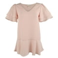 thumbnail image 4 of Michael Kors Women's Ruffle Rhinestone Top-RW-XS, 4 of 4