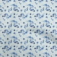 thumbnail image 1 of oneOone Silk Tabby Light Blue2 Fabric Abstract Floral Dress Material Fabric Print Fabric By The Yard 42 Inch Wide, 1 of 4