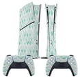 thumbnail image 2 of Green Morocco Watercolor Modern Geometric Art PS5/PS5 Pro/PS5 Slim Digital Disc Skin Sticker For Console And Controller Skins, 2 of 7