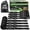 Black, variant on XSTRAP STANDARD Ratchet Tie Down Straps - 4 Pk - 1'' x 15 Ft 1890 Lbs Break Strength-Cargo Straps with 4 Integrated Soft Loops, Truck(Black)