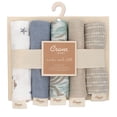 thumbnail image 5 of Crane Baby Wash Cloth Set, 100% Cotton Baby Washcloths, Set of 5 Baby Washcloths, Sea Life Starfish Theme, Baby Washcloths For Newborn, Muslin Baby Washcloths, Newborn Baby Gift, Baby Registry Gift, 5 of 8