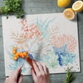 thumbnail image 6 of CounterArt Seaside 3mm Tempered Glass Cutting Board 15" by 12", 6 of 8