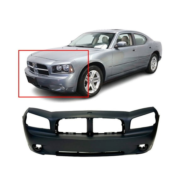 DCP Front Bumper Cover For 2006-2010 Dodge Charger SE SXT Primed 4806179AE