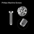 thumbnail image 4 of Unique Bargains M2x12mm Plastic Phillips Machine Screws, PC Flat Head Machine Bolts 25 Pack, 4 of 4
