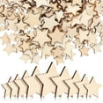 thumbnail image 3 of 500pcs Unfinished Wooden Stars for Crafts, Blank Wood Star Pieces for Projects, Christmas Decorations and Art Supplies, 3 of 6