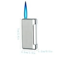 thumbnail image 3 of Blue Flame Windproof Metal Torch Lighter with Adjustable Flame, Butane Refillable Lighter for Outdoor and Indoor Ignition Needs, 3 of 6