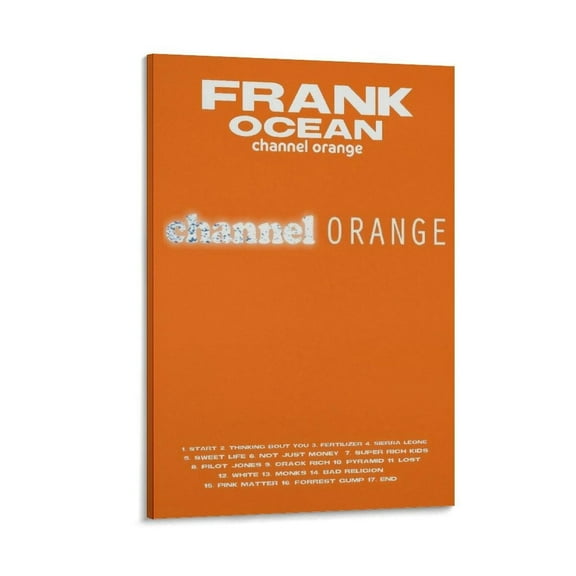 Frank Ocean - Channel Orange Album Posters Canvas Poster Bedroom Decoration Landscape Office Valentine's Birthday Gift
