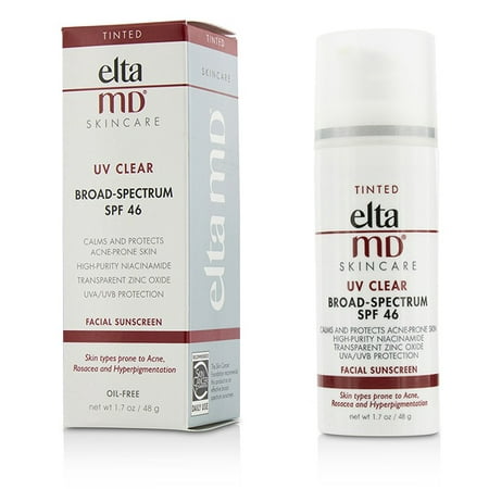 EltaMD - UV Clear Facial Sunscreen SPF 46 - For Skin Types Prone To Acne, Rosacea & Hyperpigmentation - Tinted (The Best Sunscreen For Acne Prone Skin)