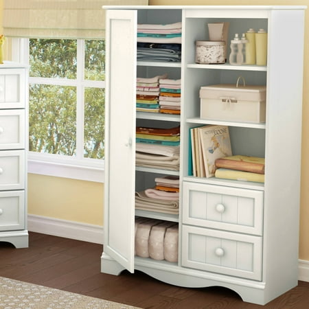 South Shore Savannah Armoire with Drawers, Multiple Finishes