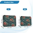 thumbnail image 4 of FORMRS 13"-13.3" Laptop Sleeve Protective Case Soft Carrying Quilted Computer Bag Cover, Floral Christmas, 4 of 7