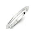 thumbnail image 2 of Sterling Silver 2mm Half-Round Wedding Band - Size 8, 2 of 3