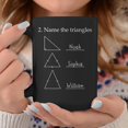 thumbnail image 2 of Name The Triangles Math Problem Math Lover Coffee Mugs, 2 of 4