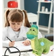 thumbnail image 7 of DolliBu Green Dinosaur Doctor Plush Toy - Super Soft Dinosaur Doctor Stuffed Animal Dress Up with Cute Scrub Uniform and Cap Outfit - Fluffy Doctor Toy Plush Gift - 10 Inches, 7 of 7
