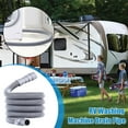 thumbnail image 4 of 26.2 Ft Drain Hose with Clamp, Universal Extension Hose Kit for RV Hoses Up Drain Outlets, to Fit 1-1/2 for RV Fit Inch Sewer Sewer Wastewater Foldable Hose for & Sewer Kit Foldable Drain Tra, 4 of 9