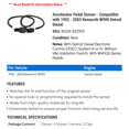 thumbnail image 2 of Accelerator Pedal Sensor - Compatible with 1992 - 2003 Kenworth W900 Detroit Diesel 1993 1994 1995 1996 1997 1998 1999 2000 2001 2002, 2 of 2