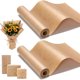 thumbnail image 1 of 2PCS Rollo de Papel Kraft,30CMx3000CM Papel Kraft,Ecológico y Biodegradable,Ideal para Embalaje de Regalos,Papel para Tablones de Anuncios,Artículos de Manualidades y Embalaje de Ramos (Marrón), 1 of 4