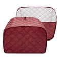 thumbnail image 3 of poetry radio Dustproof Machine Washable 11.5" x 8" x 8" Toaster Cover, Red/Brown/Blue/Black, 3 of 7