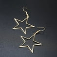thumbnail image 2 of Daolelai Gold Star Earrings, 2 of 9