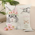 thumbnail image 3 of Easter Decorations flax Eggs Home Party Easter Pillowcase Cushion Case Pillow Cover Rabbit Bunny 7, 3 of 6