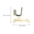 thumbnail image 4 of MasteelfCA Professional Violin Folding Stand Foldable Display Musical Instrument Fiddle Floor Holder, 4 of 7