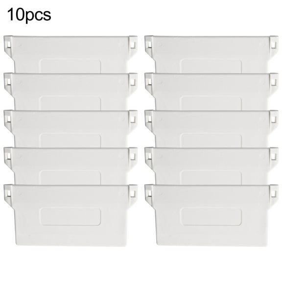Long lasting Performance, 10pcs Vertical Venetian Blind Bottom Parts Replacement Bottom Weight Slats, Fits 89/127mm Slats