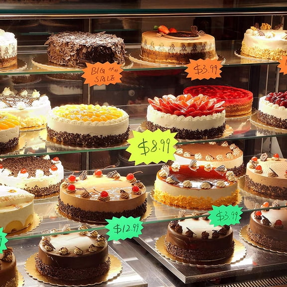 STRANDCHIC Supermarket Price Label Assorted Color Stickers for Clear Item Pricing and Decoration