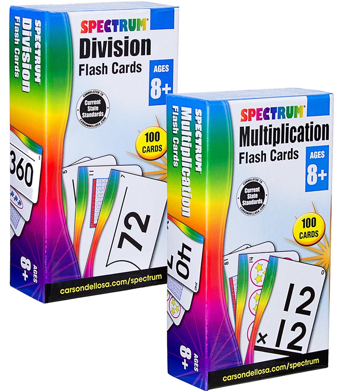 Multiplication and Division Flash Card Bundle Grade 35