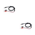 thumbnail image 4 of Destyer 4mm Oscilloscope PVC Test Line Replacement Portable BNC to Banana Plug Cable Tester Cord Upgrade Repair Accessory 2Set, 4 of 6