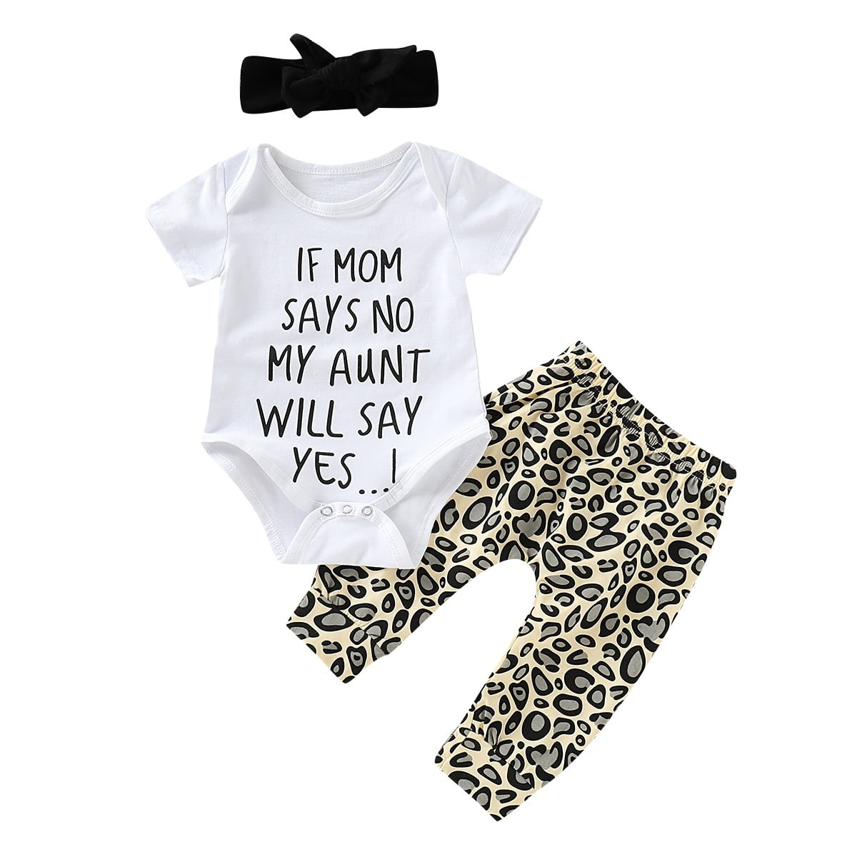 leopard print newborn baby clothes