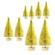 thumbnail image 1 of Juego de 8 adornos de pino en miniatura Wosthever para escritorio fiesta de Navidad vacaciones Amarillo, 1 of 1