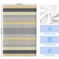 thumbnail image 6 of Dish Towels, Boho Absorbent Kitchen Towels 1 PC, Yellow Grey Abstract Geometric Microfiber Hand Towels Dish Cloths Tea Towels for Home&nbsp; Bathroom,18X28-Inch,, 6 of 6