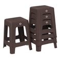 thumbnail image 1 of Kit 4 Bancos de Plástico La Ardilla para exterior e Interior (Chocolate), 1 of 4