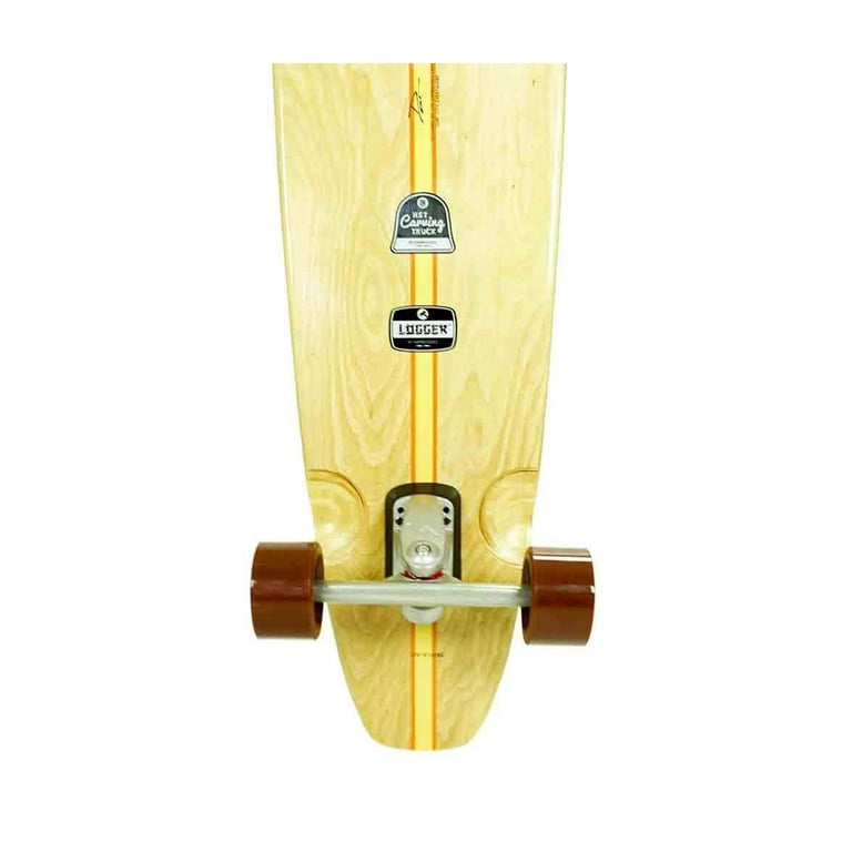 Hamboards Logger Handcrafted Longboard Surf Skateboard Super Carvy HST  Trucks