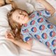 thumbnail image 5 of Balery Donut with the USA Fag Conjunto de Pijama Infantil de Manga Corta con Estampado – Ropa de Dormir de Algodón Suave-Large, 5 of 6