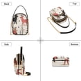 thumbnail image 3 of FORMRS Crossbody Bag for Women Quilted Travel Shoulder Cell Phone Purse with Chain Strap Handbag, Retro Christmas Forest, 3 of 7