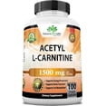 thumbnail image 1 of Naturalife Labs Acetyl L-carnitine 1500 Mg Energía 100 Cáps, 1 of 4