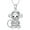 April, variant on SISGEM Monkey Necklace Birthstone Monkey Pendant Necklace Jewelry Gift for Women
