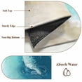 thumbnail image 6 of Rectangle Area Rugs 3 x 5 Ft, Teal Gradient Ocean Non-Slip Residential Carpet, Ombre Watercolor Coastal Beach Waves Indoor Crawling Mats Runner Rugs for Living Room/Dining Room/Bedroom, 6 of 8