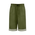 thumbnail image 3 of Lullu Girls Summer High Waist Shorts Casual Knee-Length Shorts with Pockets, Sizes 5-14, 3 of 3