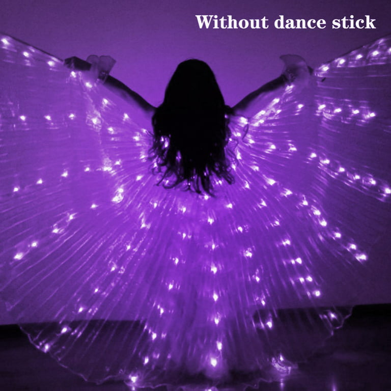 Isis Flügel für Kinder für den orientalischen Tanz mit buntem LED 